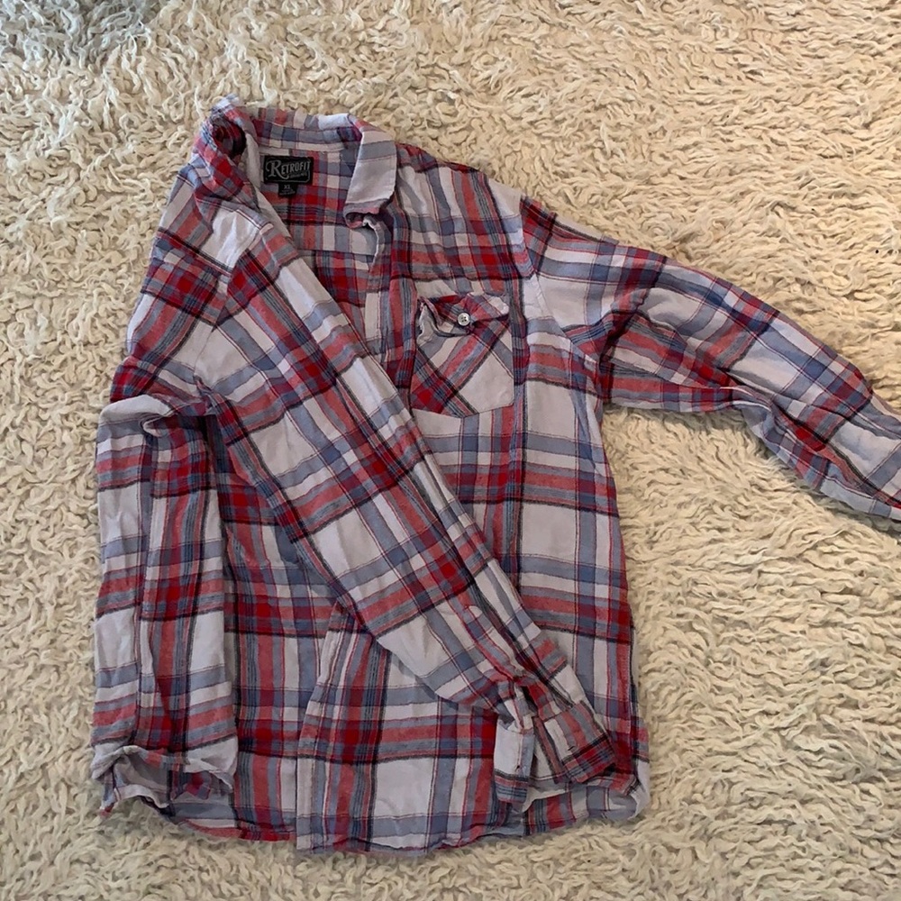 Red White & Blue Flannel